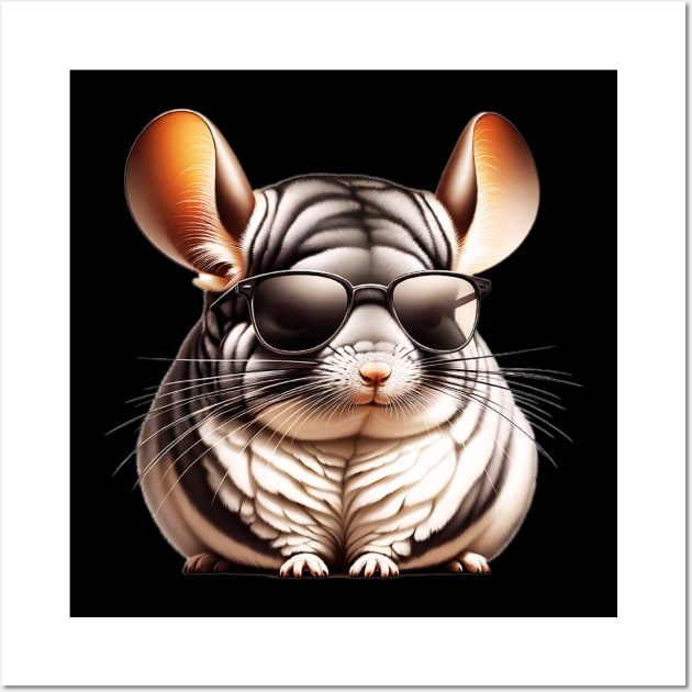 Cute Chinchilla Wall Art by The Jumping Cart